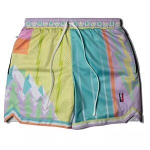 Trillest Establishment Pastel Swingman Basketball Shorts Men's Size Medium